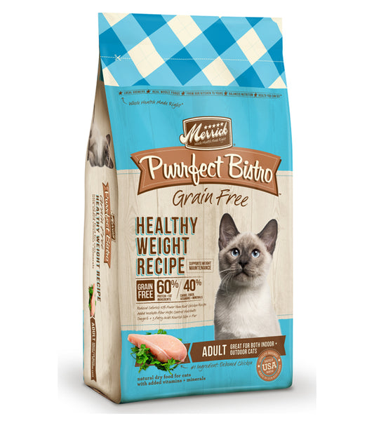 Merrick Purrfect Bistro Grain Free Healthy Weight Recipe 4Lb