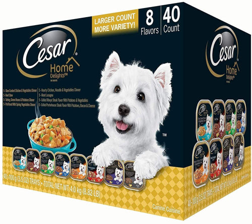 Cesar Home Delights Mixed Dog Food 84.66 oz 24 Pack