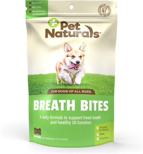 Pet Naturals Of Vermont Breath Bites 60 Chews