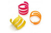 FAT CAT Looney Loops Cat Toy Pink; Yellow; Orange One Size 3 Pack