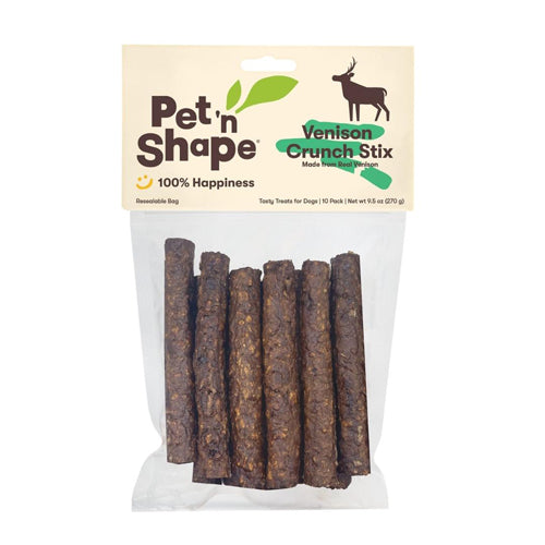 Pet N Shape Venison Crunch Stix Dog Treat 1ea-10 ct