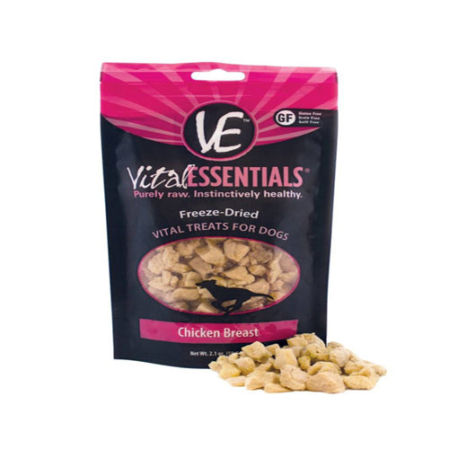 Vital Essentials Fd Vital Treats - Diced Chicken Breast 2.1Oz