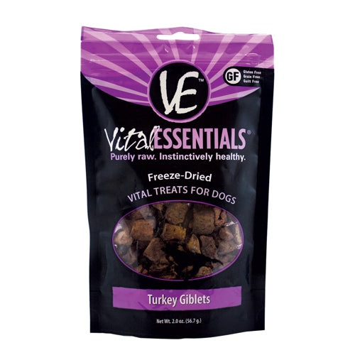 Vital Essentials Fd Vital Treats - Turkey Giblets 2Oz