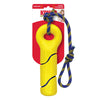 KONG Squeezz Tennis Buoy w/Rope Dog Toy Yellow 1ea/LG