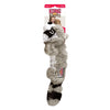 KONG Scrunch Knots Raccoon Dog Toy Gray 1ea/MD/LG