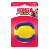 KONG Jaxx Brights Ball Dog Toy Yellow/Blue 1ea/LG