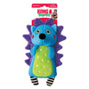 KONG Whoopz Hedgehog Dog Toy Blue 1ea/SM