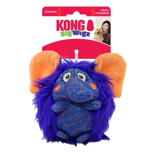 KONG Zigwigz Elephant Dog Toy 1ea/MD