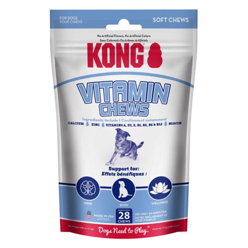 KONG Vitamin Soft Chews Dog Treats 1ea/28Pc