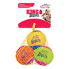 KONG Air Dog Squeaker Dog Toy Birthday Balls Assorted 1ea/3 pk, MD