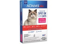 Adams Plus Flea and Tick Spot On for Cats and Kittens Over 5 lbs