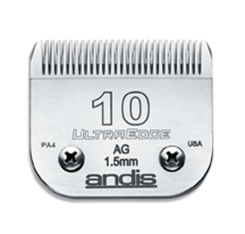 Andis UltraEdge Grooming Clipper Blade Size #10Chrome; 1ea-Size #10