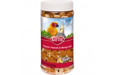 Kaytee Papaya; Peanuts and Mango Treat Jar for All Pet Birds 10 oz