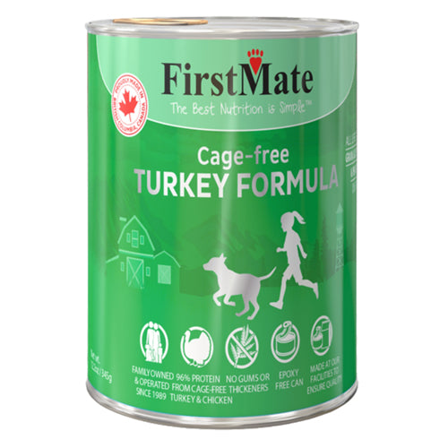 Firstmate Dog Limited Ingredient Grain Free Turkey 12.2oz.