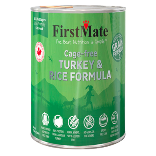 Firstmate Dog Grain Friendly Turkey & Rice Formula  12.2oz.