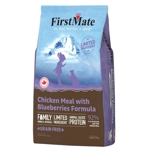 Firstmate Cat Limited Ingredient Grain Free Chicken Blueberries 3.96Lb.