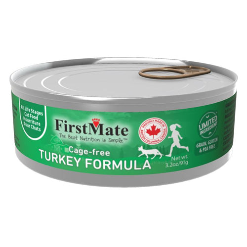 Firstmate Cat Limited Ingredient Grain Free Turkey 3.2oz.