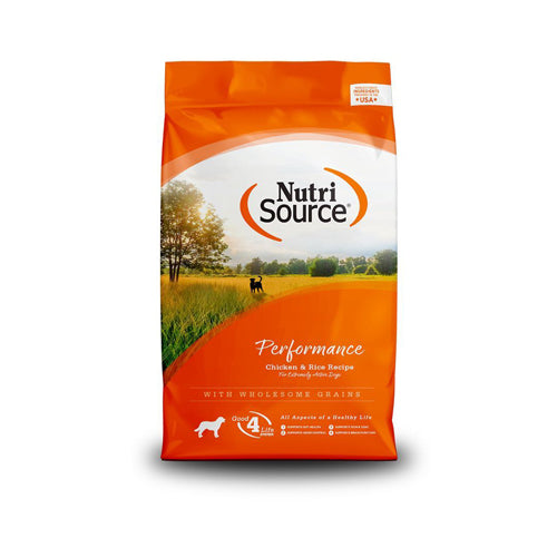 Nutrisource Dog Performance Chicken & Rice 40Lb