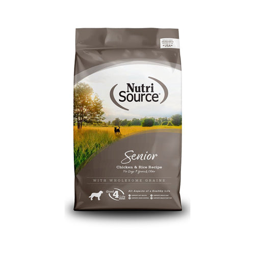 Nutrisource Dog Senior Chicken & Rice 30Lb