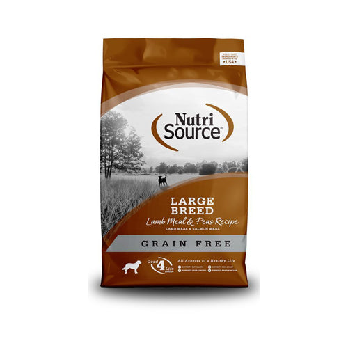 Nutrisource Dog Grain Free Large Breed Lamb 30Lb
