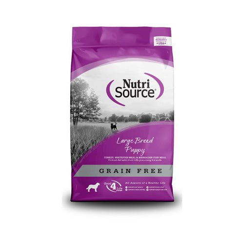 Nutrisource Dog Grain Free Puppy Large Breed 15Lb