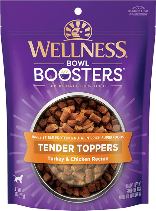 Wellness Bowl Bstr Tndr Topper Dog 8oz Turkey Chicken