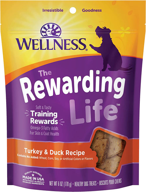 Wellness Rewarding Life Dog 6oz Turkey Duck Soft