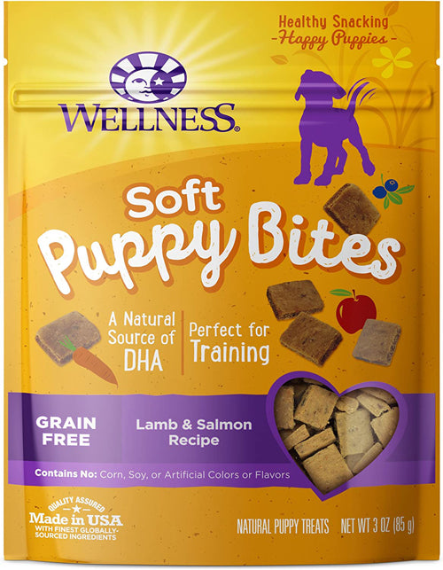 Wellness Puppy Bites Lamb Salmon 3oz