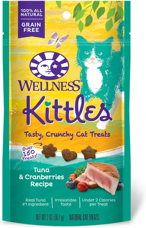 Wellness Kittles Tuna Cranberry 2oz Crunchy Cat Snack