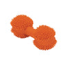 Rascals Latex Spiny Dumbbell Dog Toy Orange 3.5 in