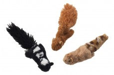 Skinneeez Forest Creatures Cat Toy with Catnip Assorted 4.75 in