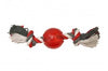 Spot Play Strong Ball with Rope Dog Toy Rope with Ball Red 3.25 in