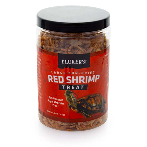 Flukers Sun-Dried Red Shrimp Reptile Treat 5 Ounces