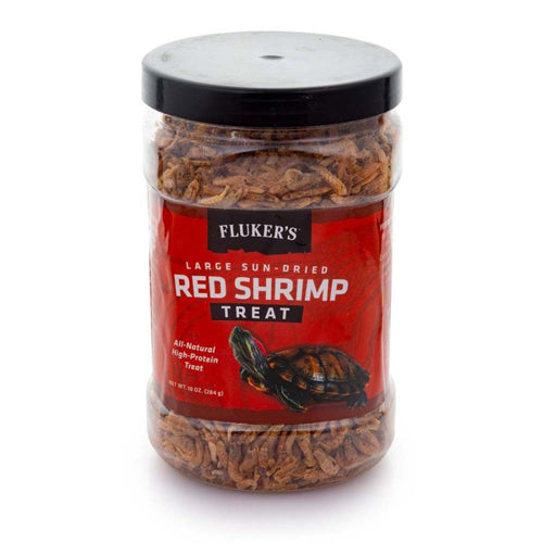 Flukers Sun-Dried Red Shrimp Reptile Treat 10 Ounces