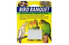 Zoo Med Bird Banquet Original Seed Formula Mineral Block White 1 oz 1 Count Small