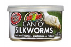 Zoo Med Can O Silkworms Reptile Wet Food 1.2 oz