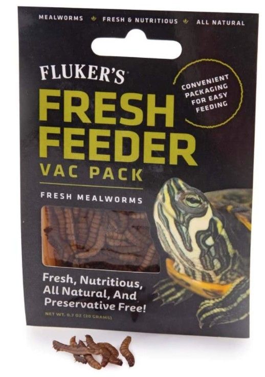 Flukers Mealworm Fresh Feeder Vac Pack 