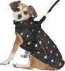 Fashion Pet Puffy Heart Harness Coat Black