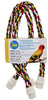 JW Pet Flexible Multi-Color Cross Rope Perch 25 Inch