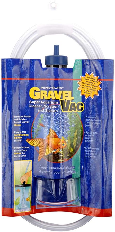 Penn Plax Gravel-Vac Aquarium Gravel Cleaner 9 Inch Cylinder with 56 Inch Hose