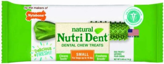 Nylabone Natural Nutri Dent Fresh Breath Limited Ingredients Small Dog Chews