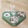 Dog Bowl Double Bowl Automatic Drinking Dog Food Bowl Rice Bowl - Super-Petmart