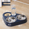 Dog Bowl Double Bowl Automatic Drinking Dog Food Bowl Rice Bowl - Super-Petmart