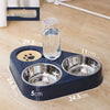 Dog Bowl Double Bowl Automatic Drinking Dog Food Bowl Rice Bowl - Super-Petmart