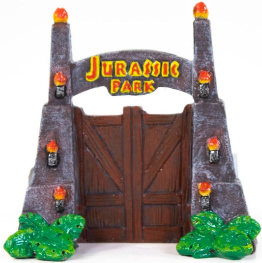 Penn Plax Jurassic Park Mini Gate Aquarium Ornament