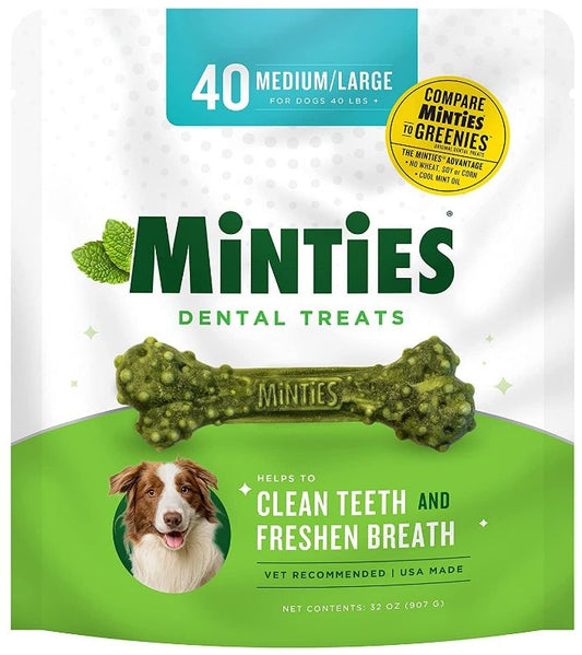 Sergeants Minties Dental Treats for Dogs Medium Large