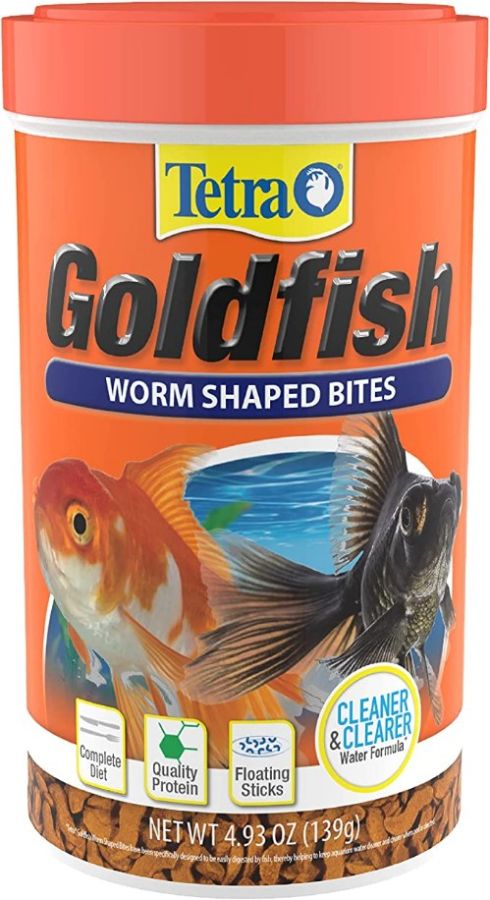 Tetra Goldfish Worm Shaped Bites 