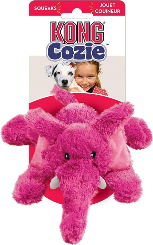 KONG Cozie Elmer the Elephant Dog Toy Small 