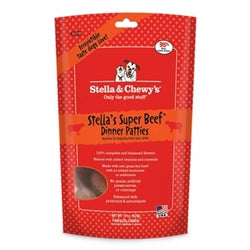 Stella and Chewys Freeze Dried Dog Food Super Beef Dinner Patties 14Oz