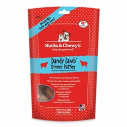 Stella and Chewys Freeze Dried Dog Food Lamb Dinner Patties 14 Oz